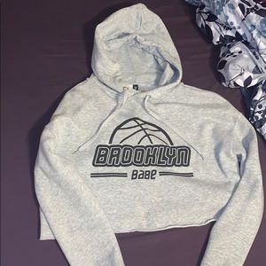 “Brooklyn Babe” Cropped Hoodie